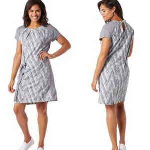 SMARTWOOL NWT MERINO SPORT DRESS ZIG ZAG PRINT SMA